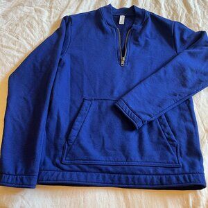 American Apparel (MADE IN USA) Unisex "Heavy Terry" Quarter Zip Pullover